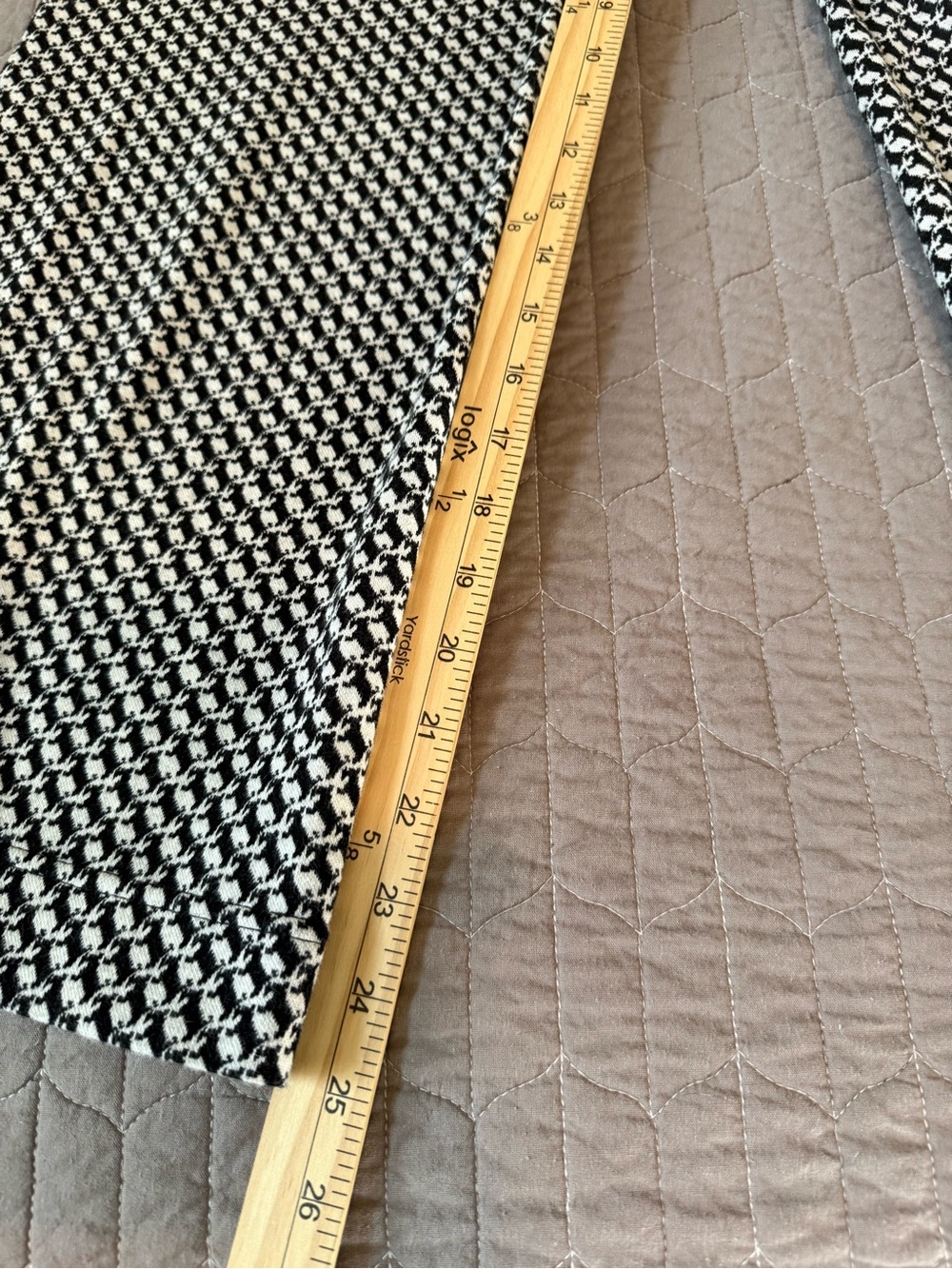 Maeve The Colette Knit Black & White Wide-Leg Patterned Pants! - Picture 12 of 13